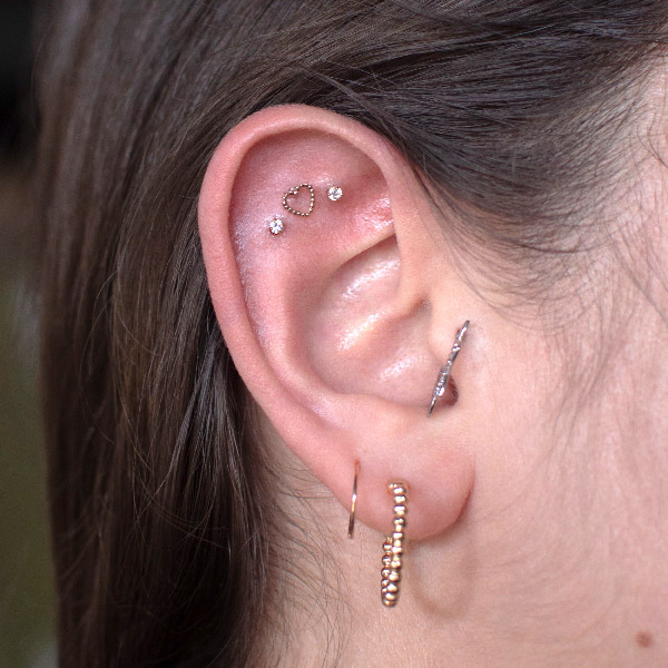 مراحل سوراخ کردن گوش